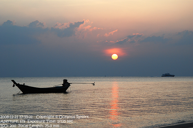 sunset at phangan